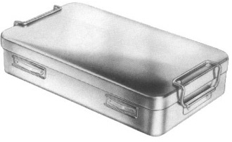 Storing Cases Perforated Bottom with Textile Filter